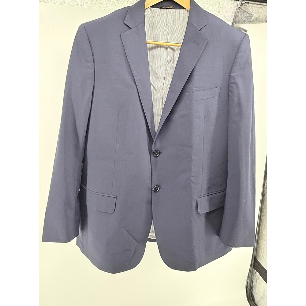 Brooks Brothers Explorer Madison Fit Navy Blue Wool Stretch Blazer Mens 45R